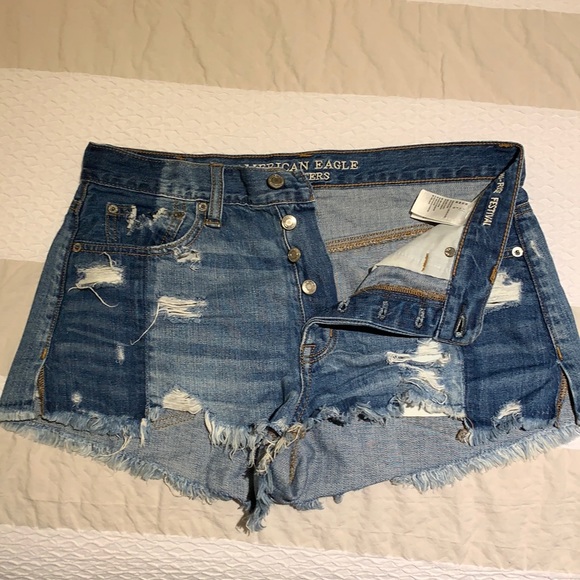American eagle high waisted denim shorts - Picture 5 of 6